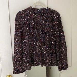 Madewell Silk Wrap Shirt